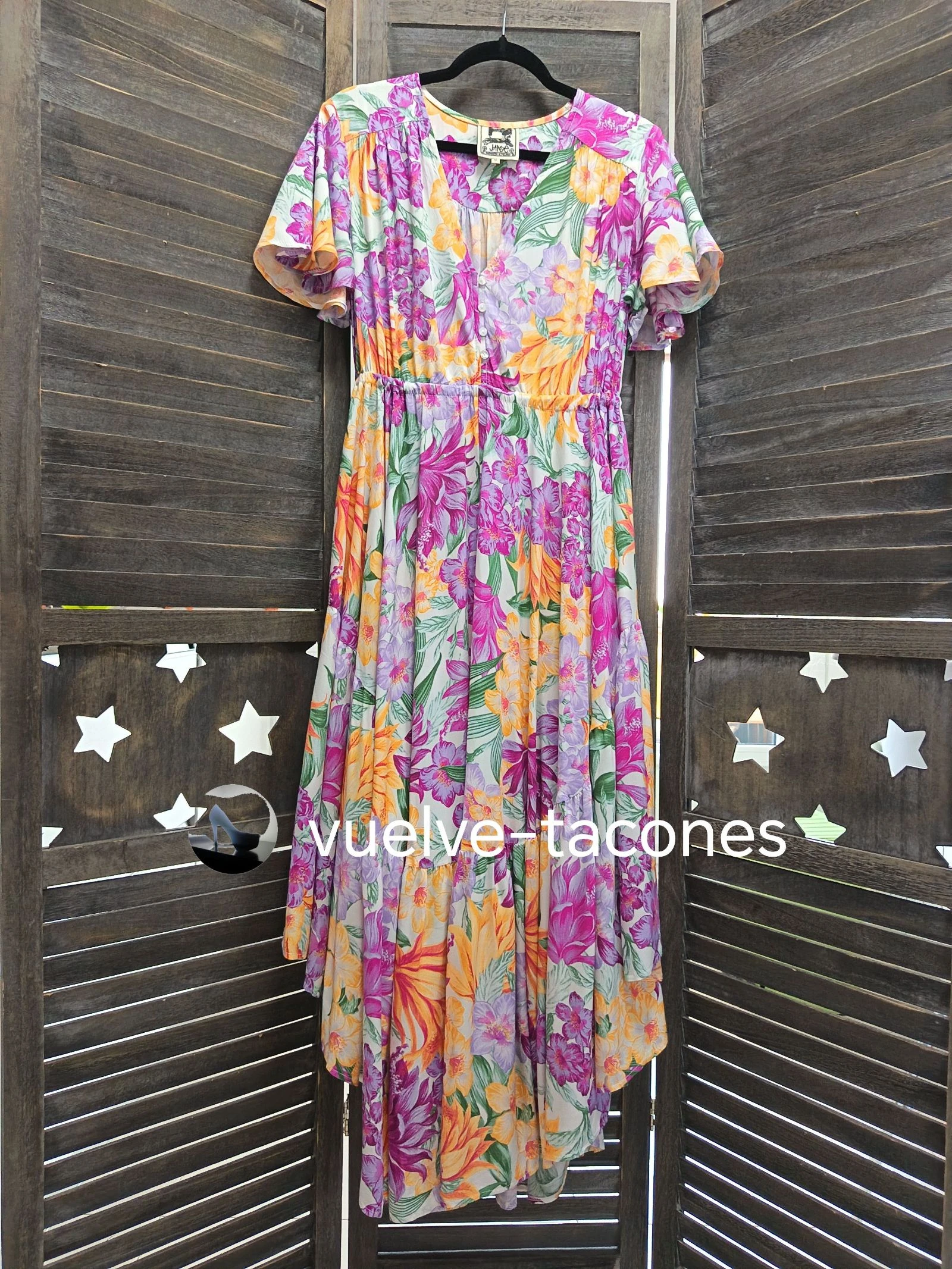 Asymmetrische bloemenjurk ♡ JAASE * maat M – photo 5